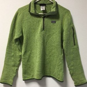 Patagonia Green 1/4 Zip Fleece